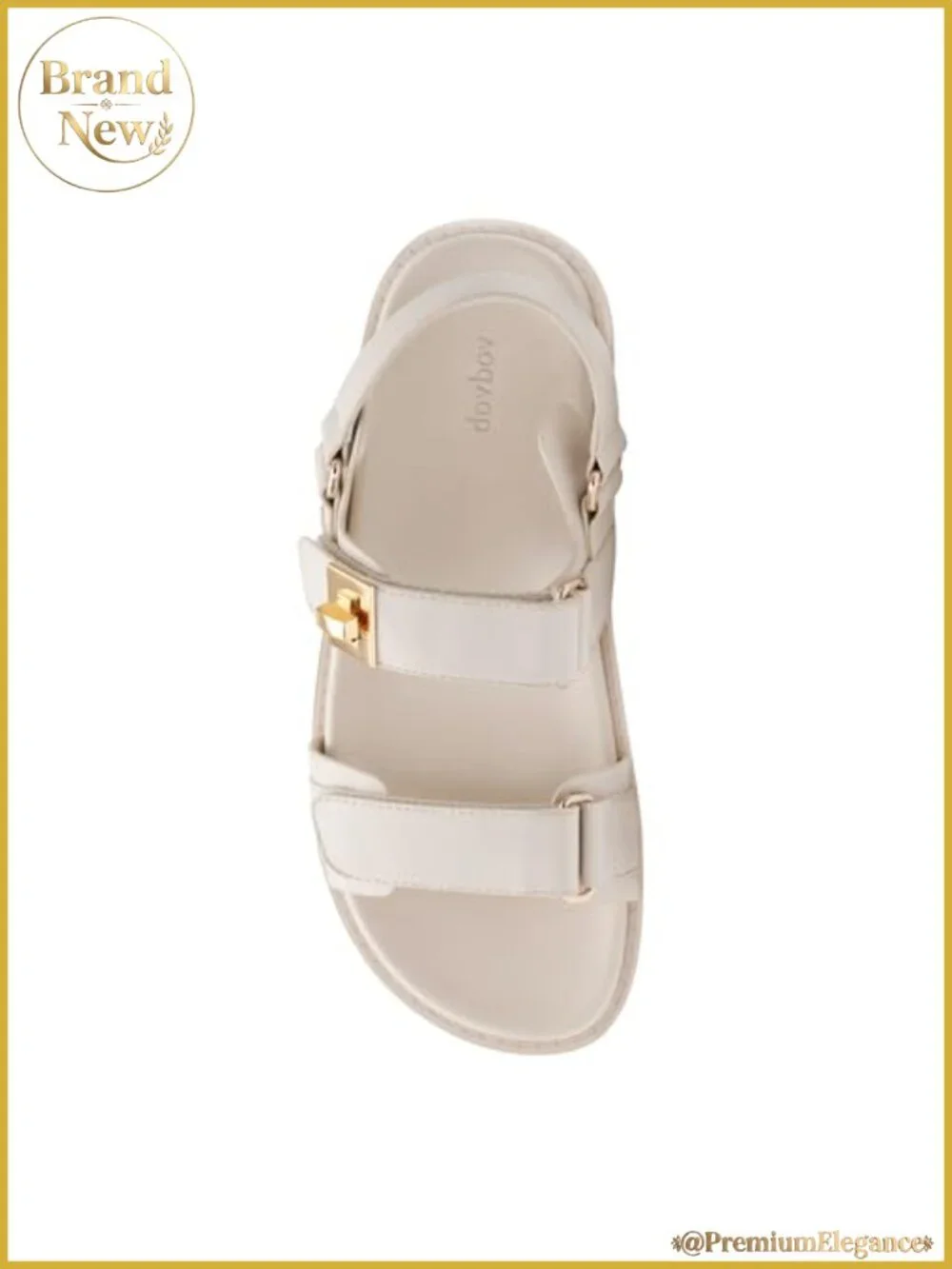 Platform Sandals Cushioned Footbed Open Toe Hook and Loop Summer Walking